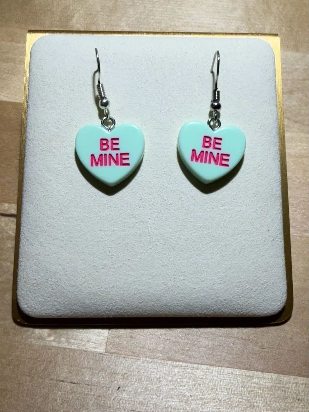 Be Mine Mint Heart Earrings - Women Jewelry